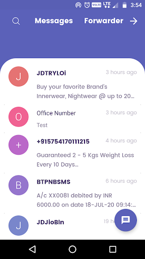 SMS Auto Forwarder & Messaging ekran görüntüsü