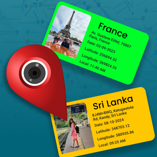 Camera geotag & location stamp
