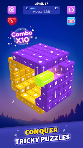 Block Away - Tap Out Puzzle ekran görüntüsü