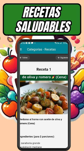 Recetas Saludables ekran görüntüsü