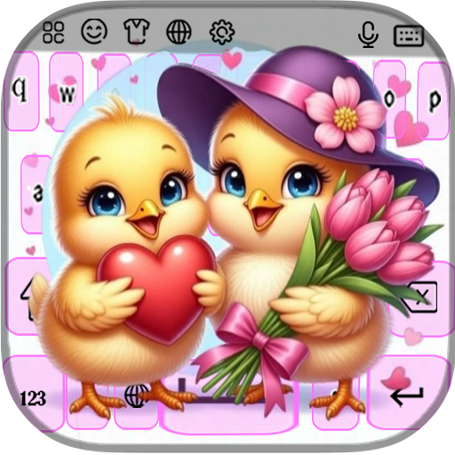 Cute Chicks in Love Theme