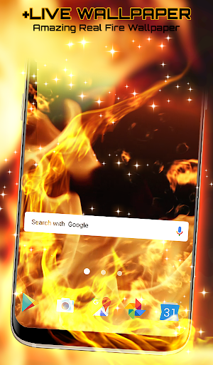 Burning Keyboard Wallpaper HD ekran görüntüsü
