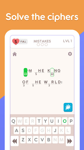 Cryptogram Quest ekran görüntüsü