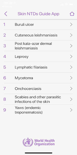 Skin NTDs App ekran görüntüsü