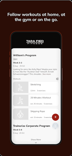 TARAFIED FITNESS TX ekran görüntüsü