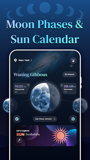 Moon Phases & Sun Calendar ekran görüntüsü