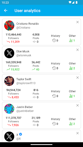 Followers Analyzer for Twitter ekran görüntüsü