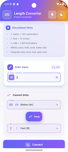 Length Converter ekran görüntüsü