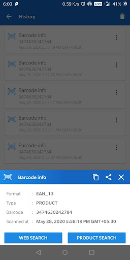 QScanner+: QR code & Barcode s ekran görüntüsü