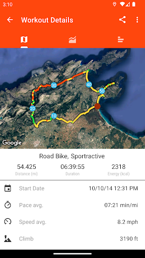 GPS Running Cycling & Fitness ekran görüntüsü