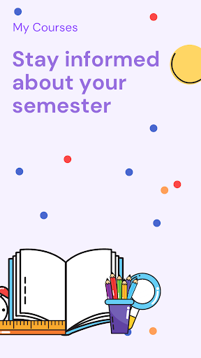 My Courses - Student Calendar ekran görüntüsü