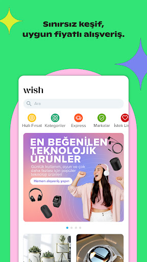Wish: Uygun Fiyatlı Alışveriş ekran görüntüsü