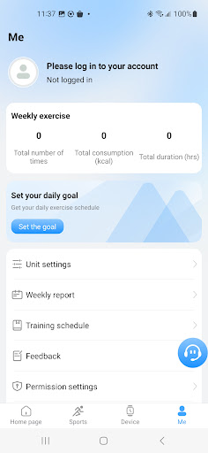 iGloryfit ekran görüntüsü