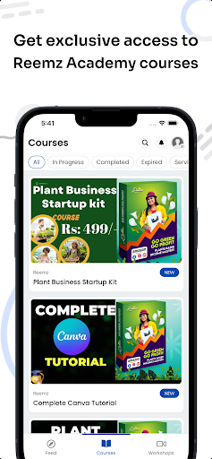 Reemz Academy Learning App ekran görüntüsü