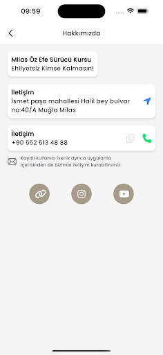 Milas Öz Efe Sürücü Kursu ekran görüntüsü