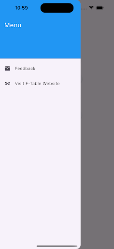 F Table App ekran görüntüsü