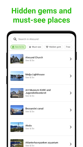 Alesund Tour Guide:SmartGuide ekran görüntüsü