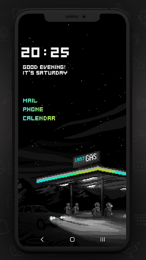 Retro Mode - Icon Pack (Neon) ekran görüntüsü