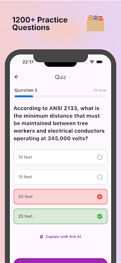 ISA Tree climber Flashcards ekran görüntüsü