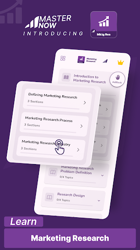 Marketing Research - MasterNow ekran görüntüsü