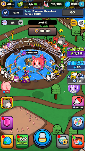 Fisher Cat Town Tycoon ekran görüntüsü