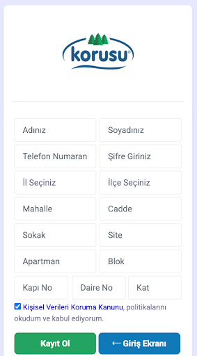 Korusu ekran görüntüsü
