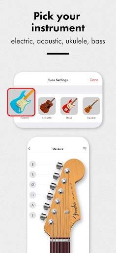 Fender Guitar Tuner ekran görüntüsü