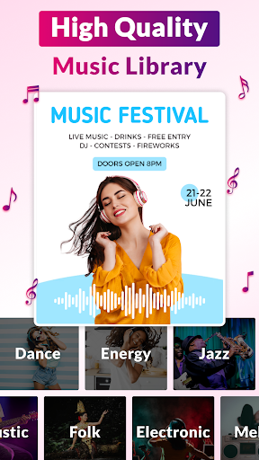 Video Flyer Maker, Templates ekran görüntüsü