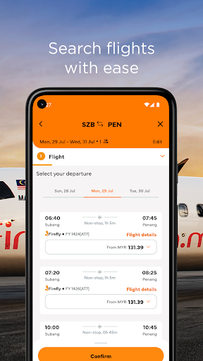 Firefly Airlines ekran görüntüsü