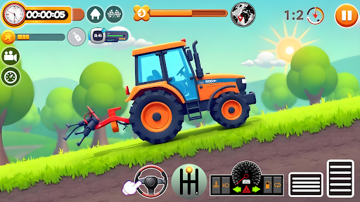 Kids Tractor Uphill Truck Race ekran görüntüsü