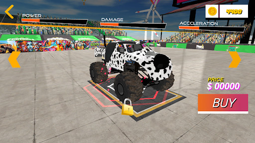 Monster Truck Demolition Game ekran görüntüsü