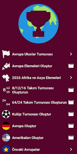 Dünya Kupası Simülasyon 2026 ekran görüntüsü