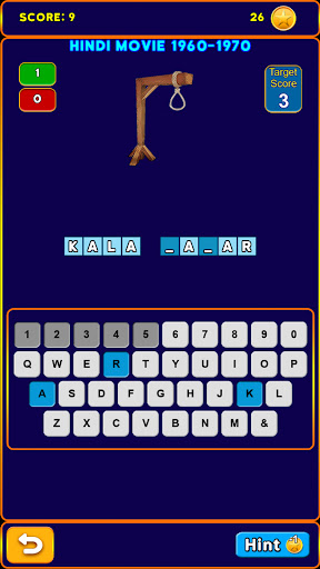 BOLLYWOOD HANGMAN ekran görüntüsü