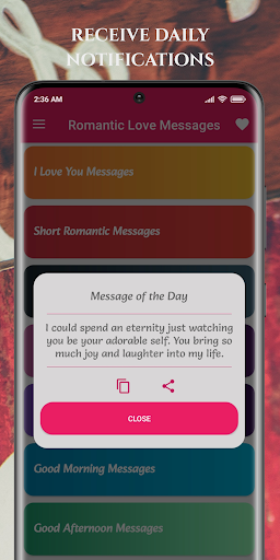 Romantic Love Messages ekran görüntüsü
