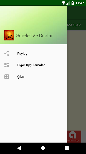 Sure ve Dualar ekran görüntüsü