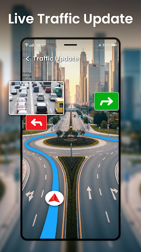GPS Navigation- Easy Map Route ekran görüntüsü