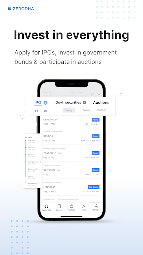 Zerodha Kite - Trade & Invest ekran görüntüsü