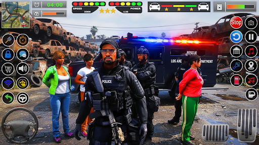 Police Car Driving Game 2025 ekran görüntüsü