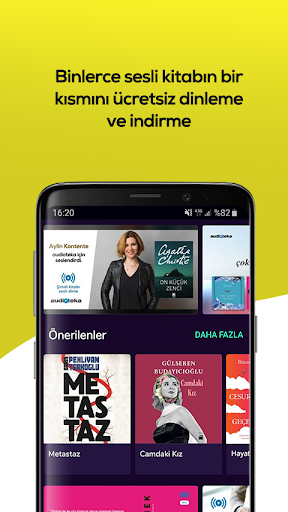 Audioteka: Sesli Kitap&Podcast ekran görüntüsü