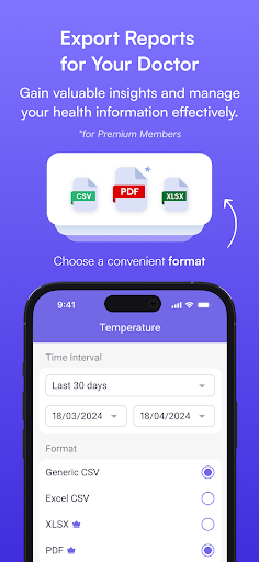 Body Temperature Tracking App ekran görüntüsü
