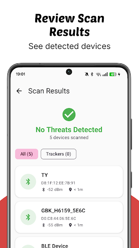 Tracker Detector ekran görüntüsü