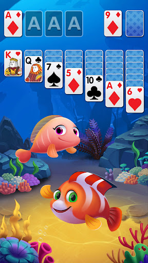 Solitaire Fish Klondike Card ekran görüntüsü