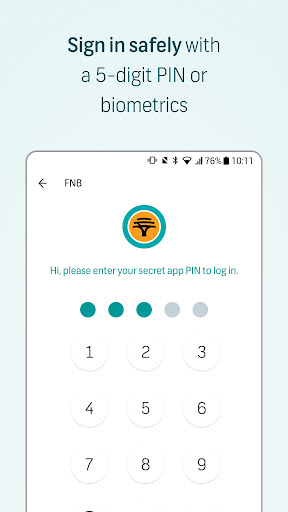 FNB Banking App ekran görüntüsü