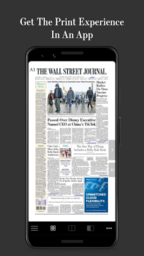 WSJ Print Edition ekran görüntüsü