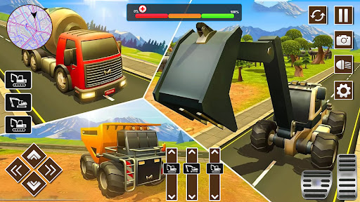 Construction 3D Excavator Sim ekran görüntüsü