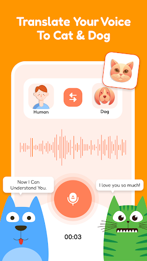 Human To Cat & Dog Translator ekran görüntüsü