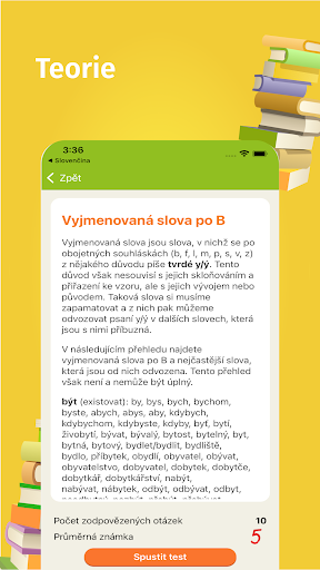 Česká gramatika ekran görüntüsü