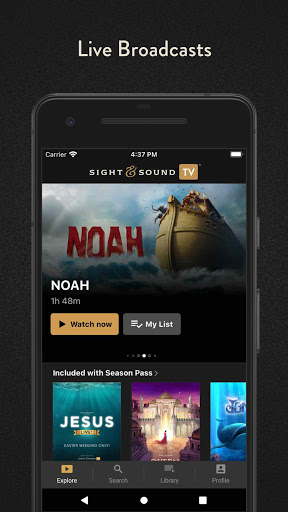 Sight & Sound TV ekran görüntüsü