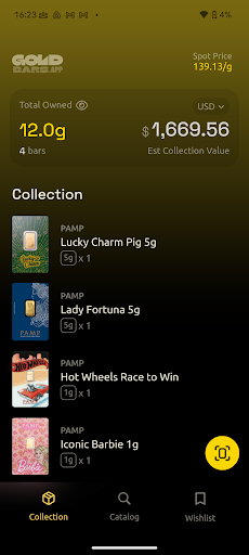 Goldbars App ekran görüntüsü