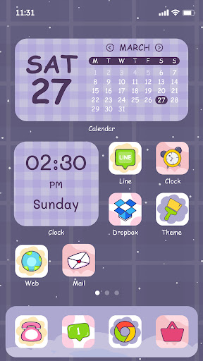Wow Panda Theme - Icon Pack ekran görüntüsü